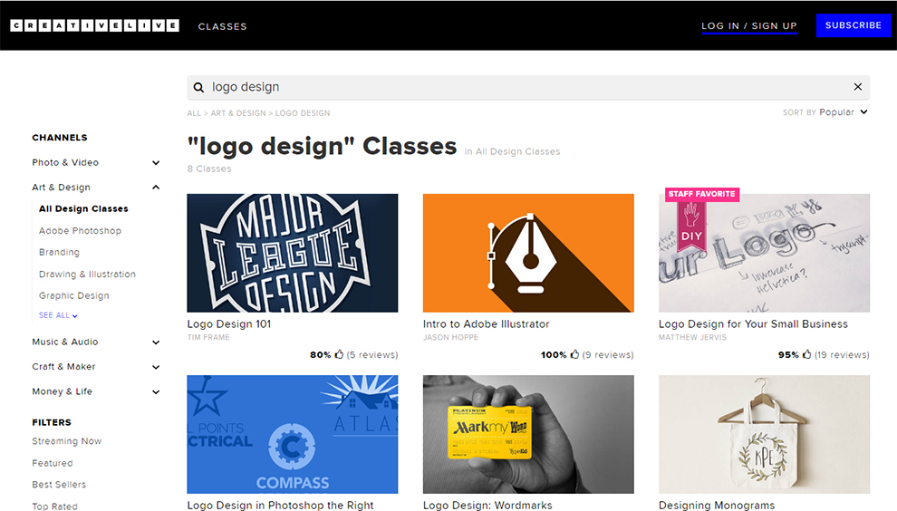 Logo Design Classes - CreativeLive Classes