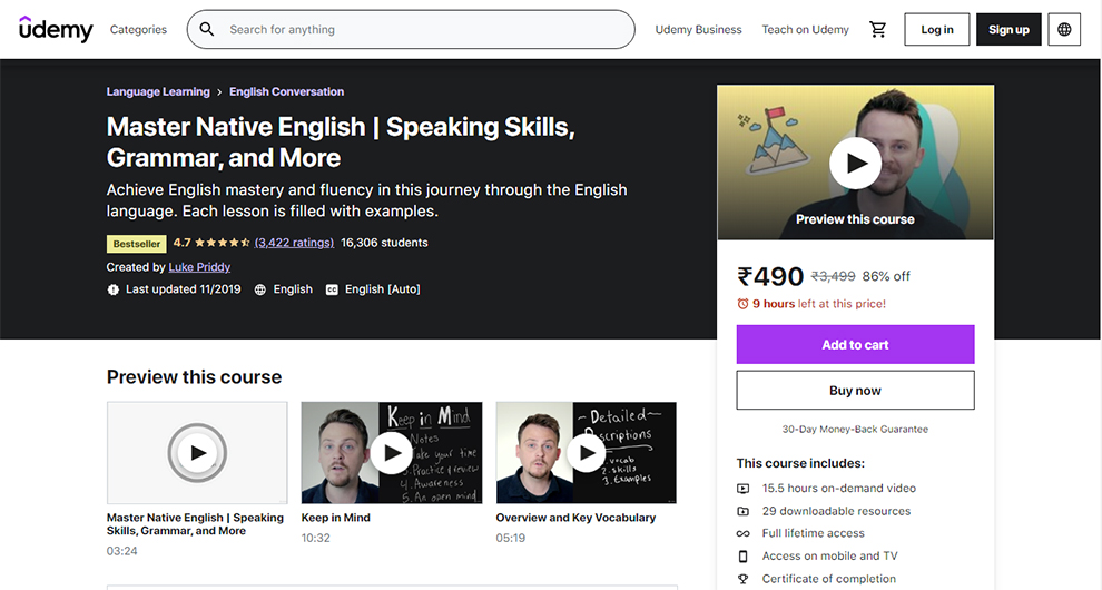 Master Native English| Speaking Skills, Grammar, and More