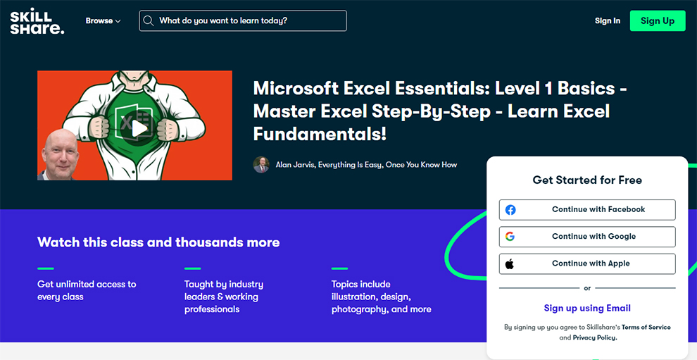 Microsoft Excel Essentials: Level 1 Basics - Master Excel Step-By-Step - Learn Excel Fundamentals