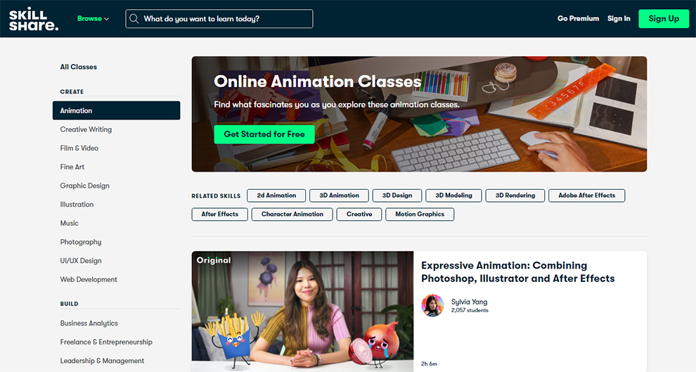 Online Animation Classes 