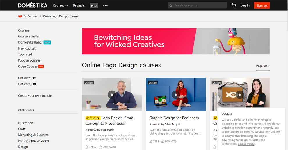 Online Logo Design Courses - Domestika