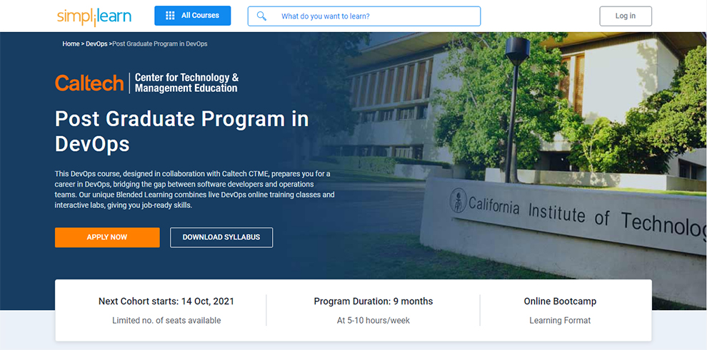 Post Graduate Program in DevOps – by Caltech CTME