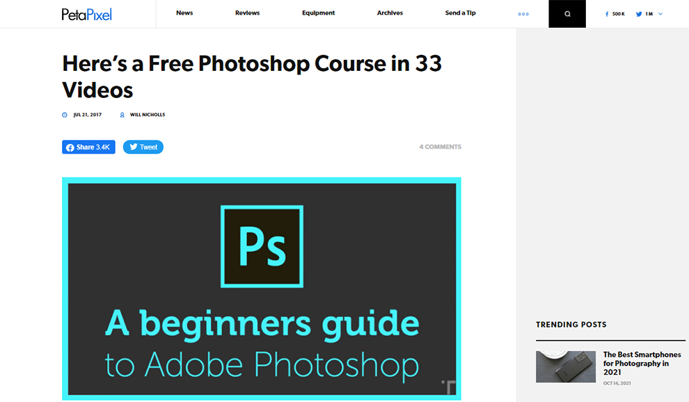 The Complete Beginner’s Guide to Adobe Photoshop