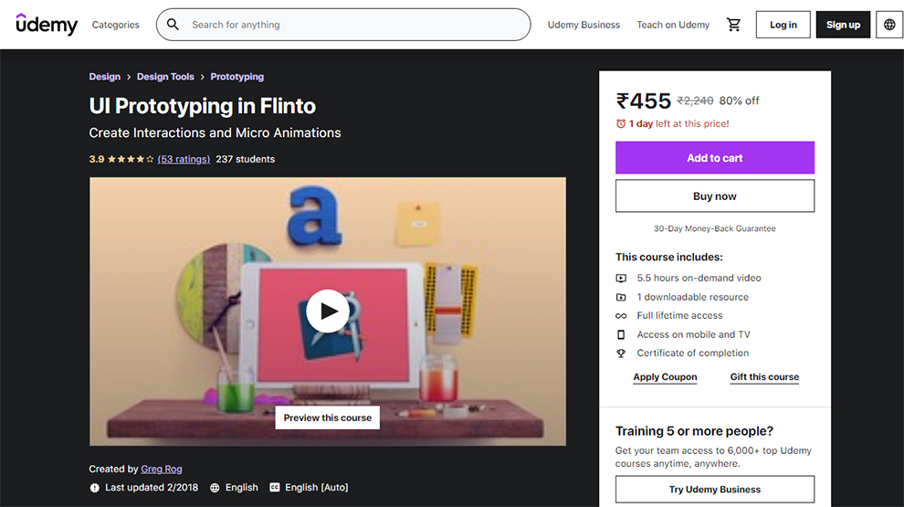 UI Prototyping in Flinto