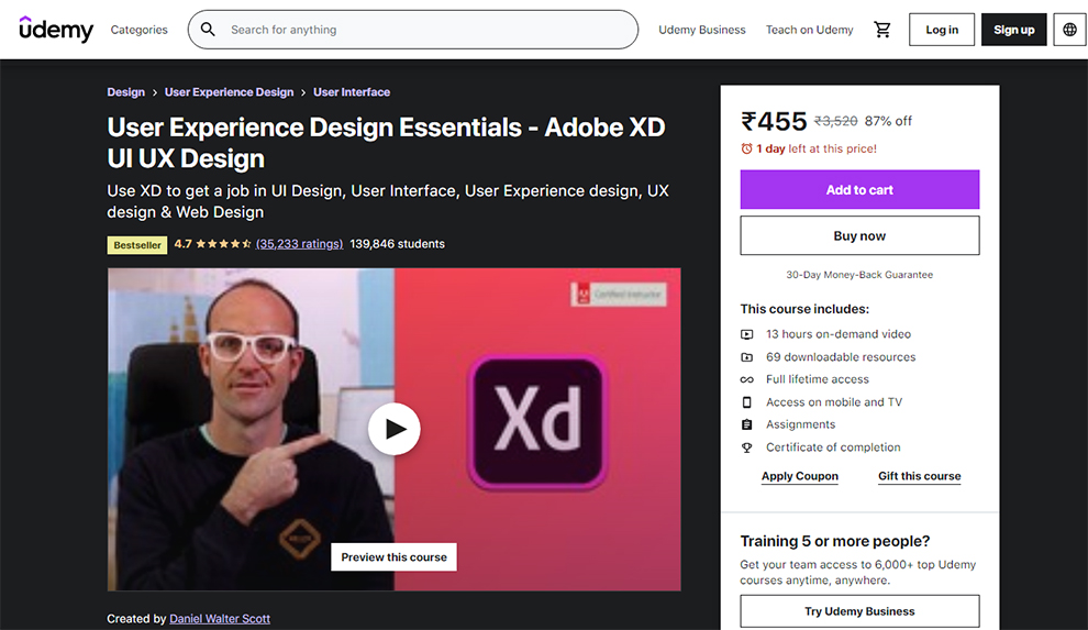 User Experience Design Essentials - Adobe XD UI UX Design