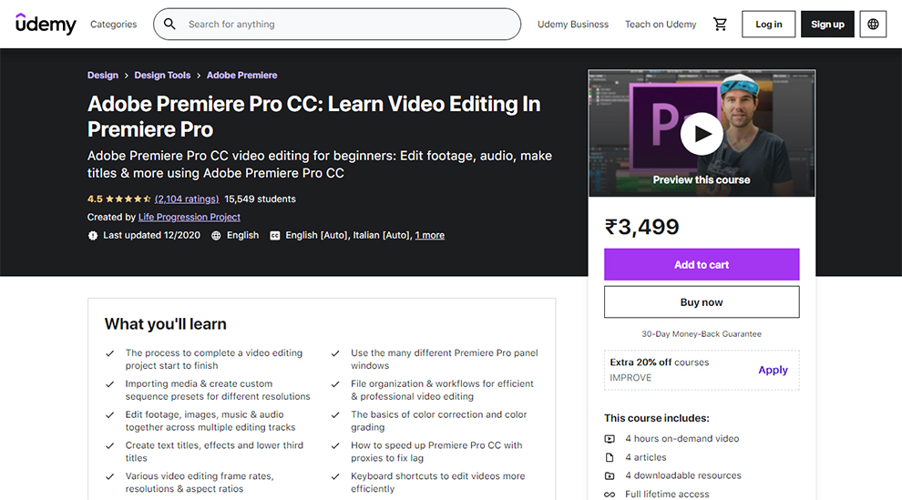 Adobe Premiere Pro CC: Learn Video Editing In Premiere Pro