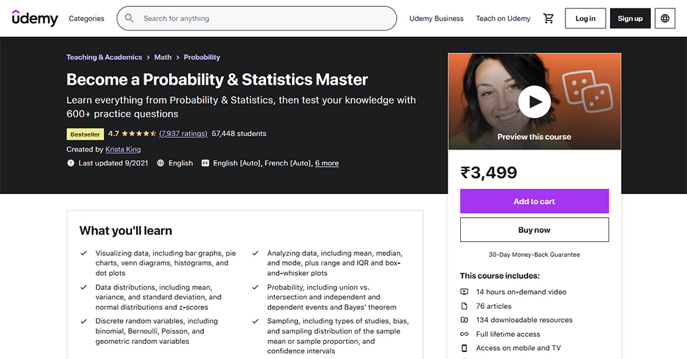 Become a Probability Statistics Master