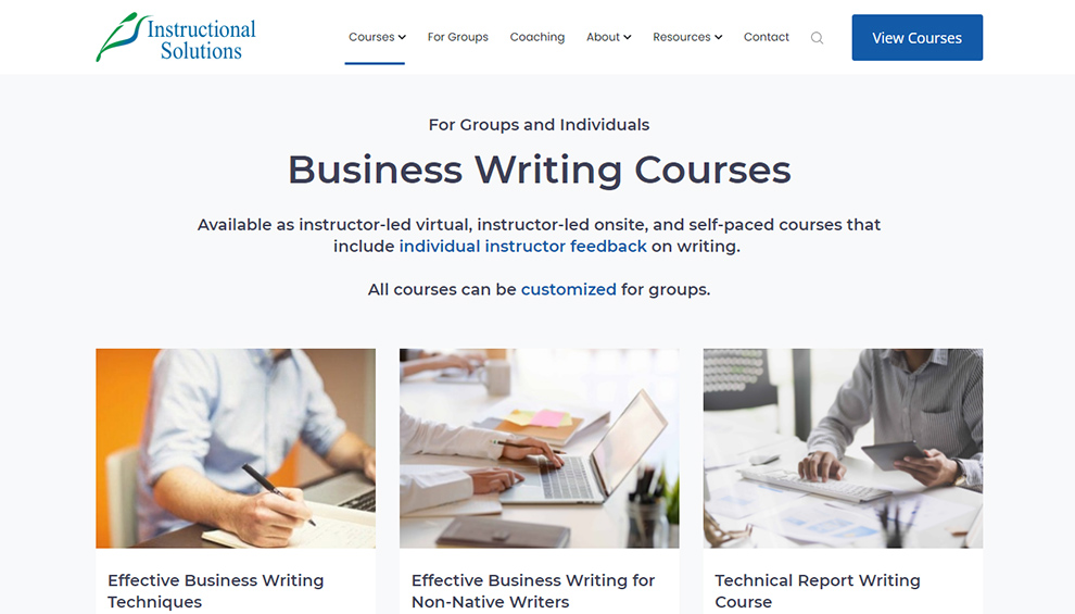 business writing classes online