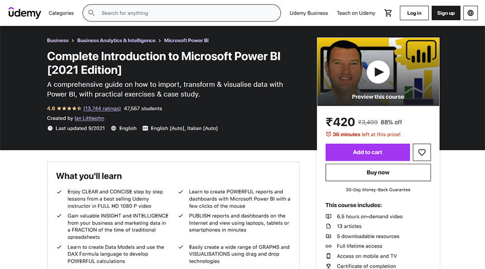 Complete Introduction to Microsoft Power BI [2021 Edition]
