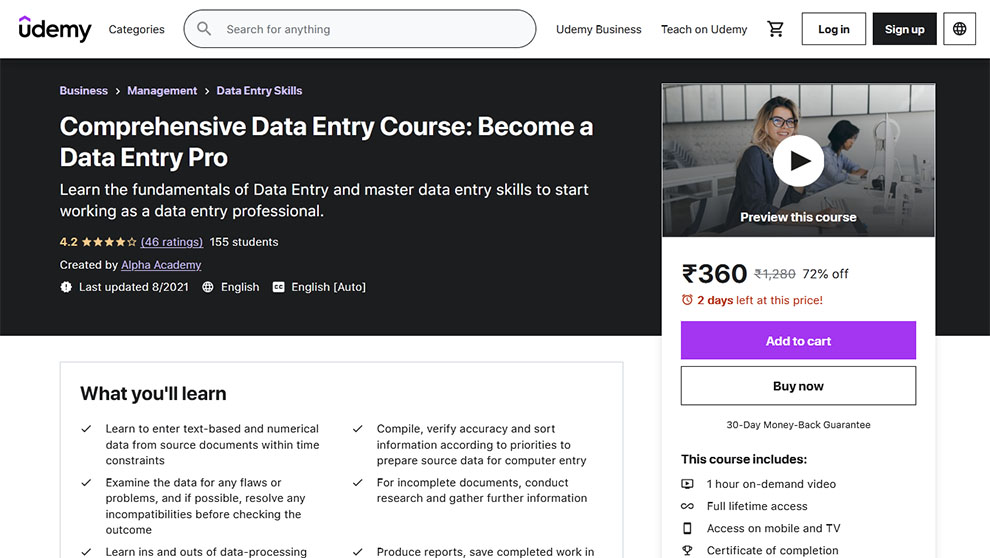 Comprehensive Data Entry Course: Become a Data Entry Pro