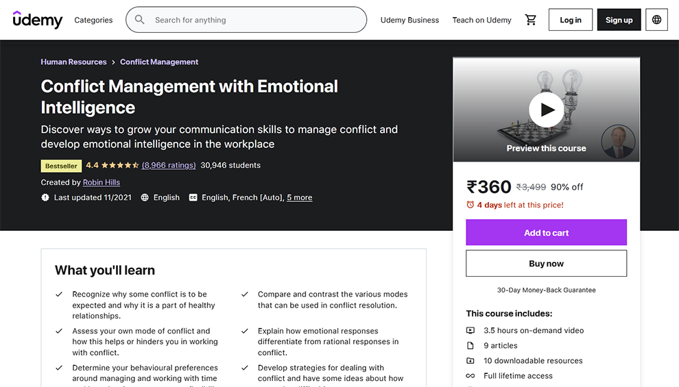 Conflict Management with Emotional Intelligence