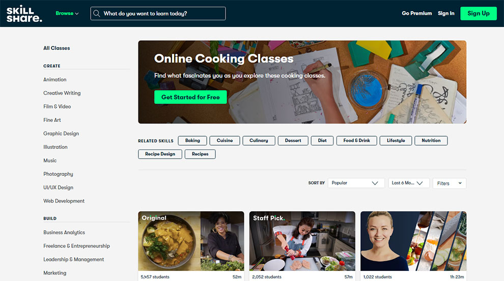 Online Cooking Classes