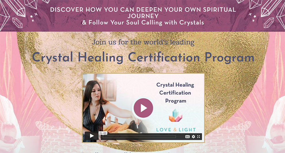 Crystal Healing Certification Program