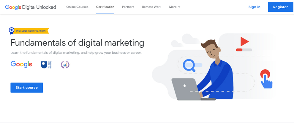 Fundamentals of digital marketing – Offered by Google