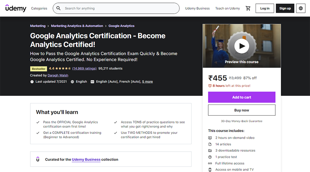 Google Analytics Certification - Become Analytics Certified!