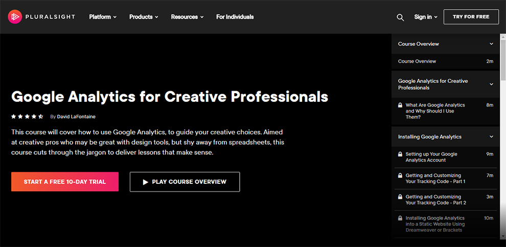 Google Analytics for Creative Professionals