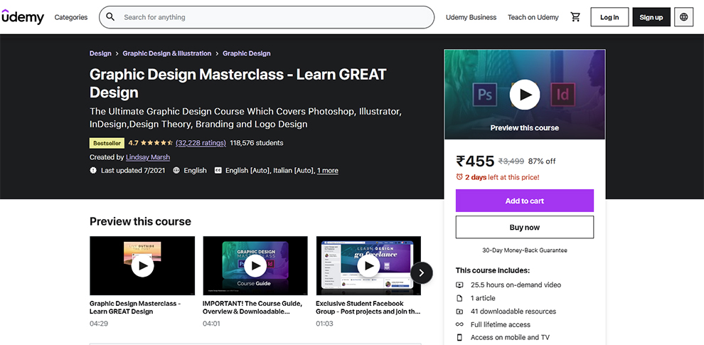 Graphic Design Masterclass - Learn GREAT Design