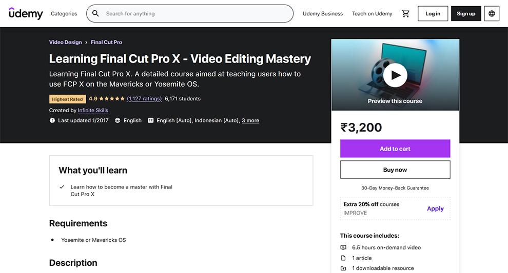 Learn Final Cut Pro X – Video Editing Mastery