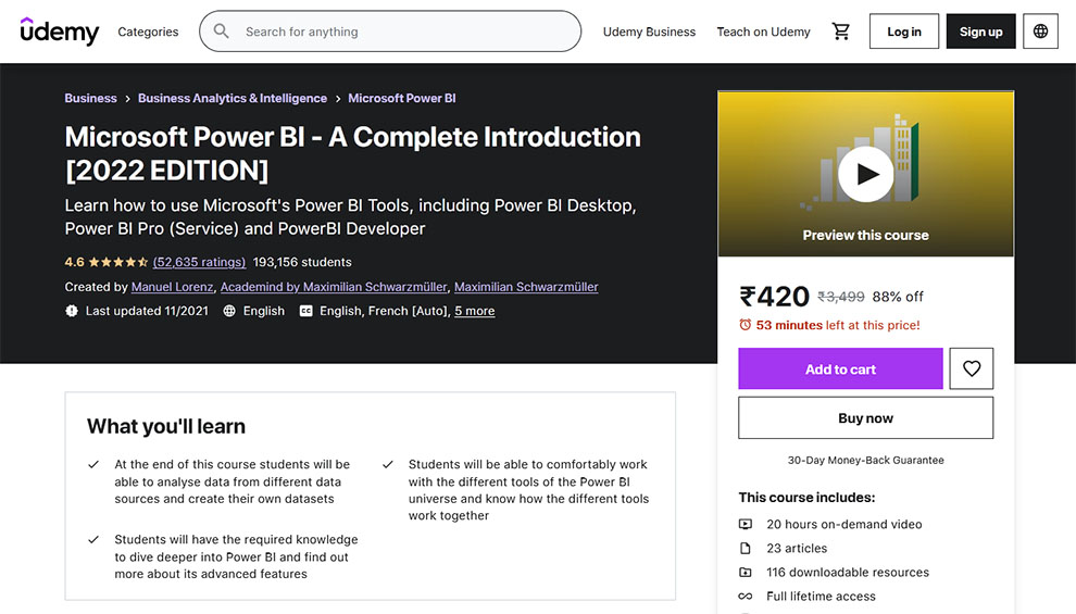 Microsoft Power BI Training Online