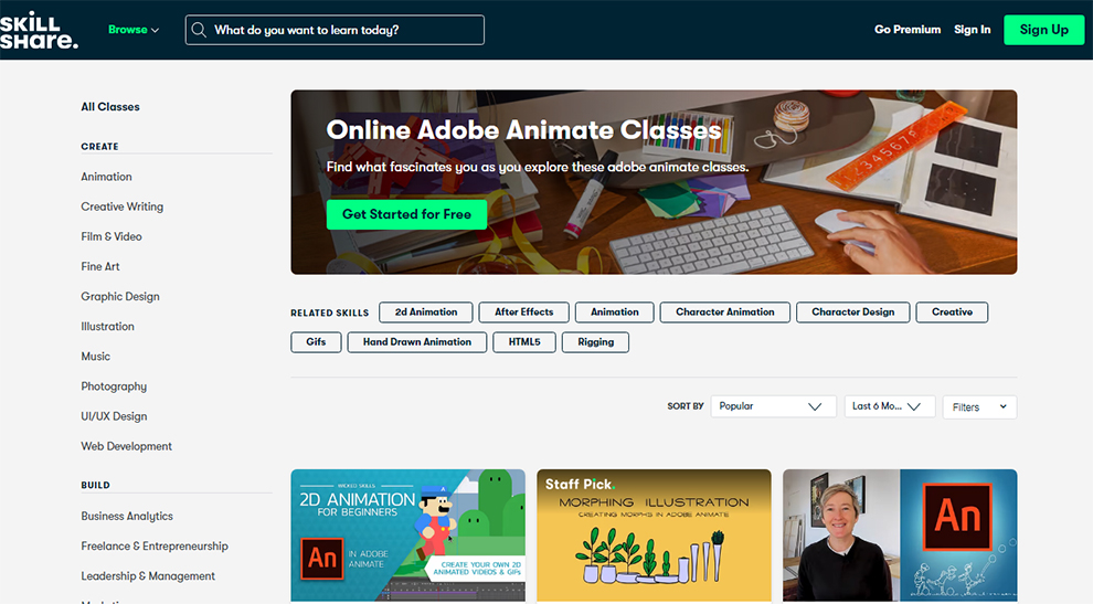 Online Adobe Animate Classes