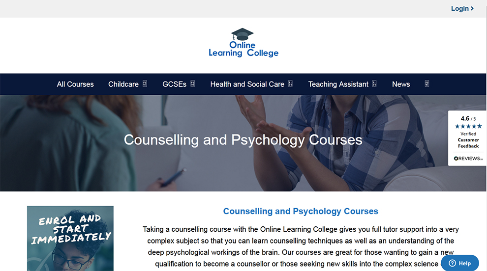 Online and Psychology Courses by Online Learning College