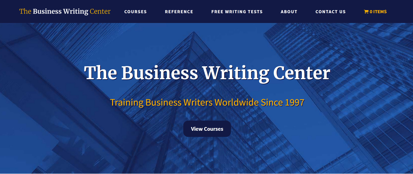  Online Business Writing Courses and Grammar Courses by The Business Writing Center
