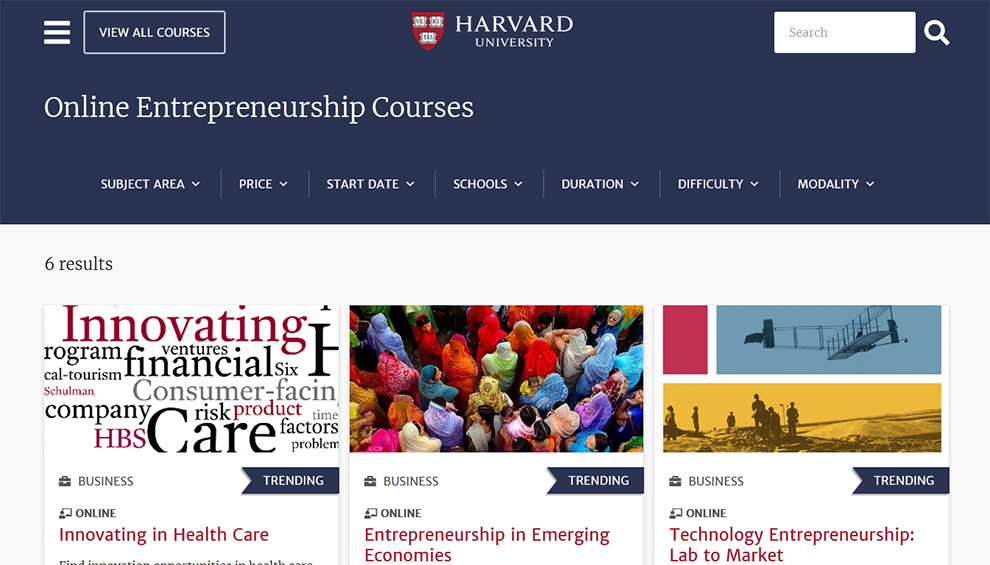 Online Entrepreneurship Courses