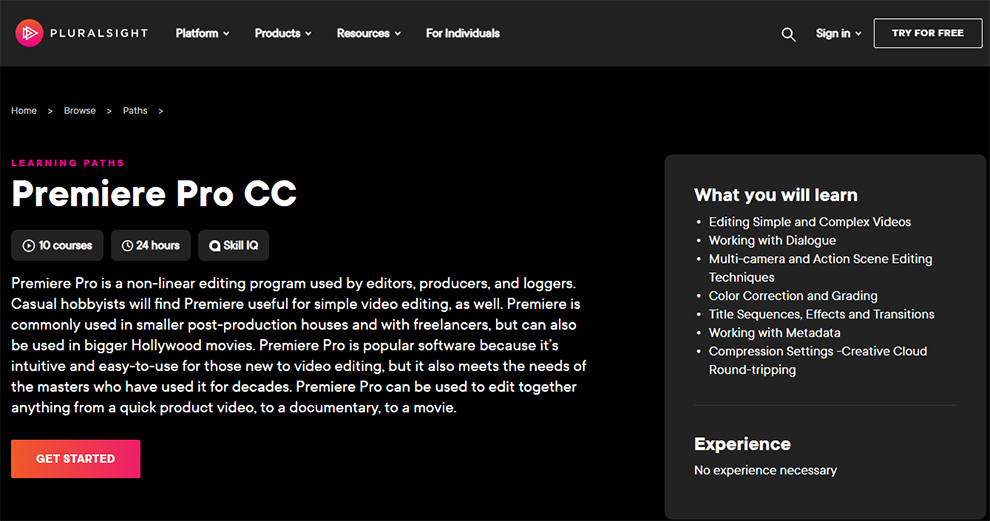 Premiere Pro CC – [Pluralsight]