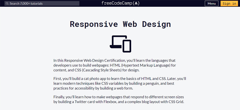 Responsive Web Design – Free Code Camp