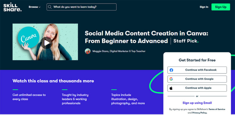 10 Best Canva Courses with Lifetime Training Classes - TangoLearn