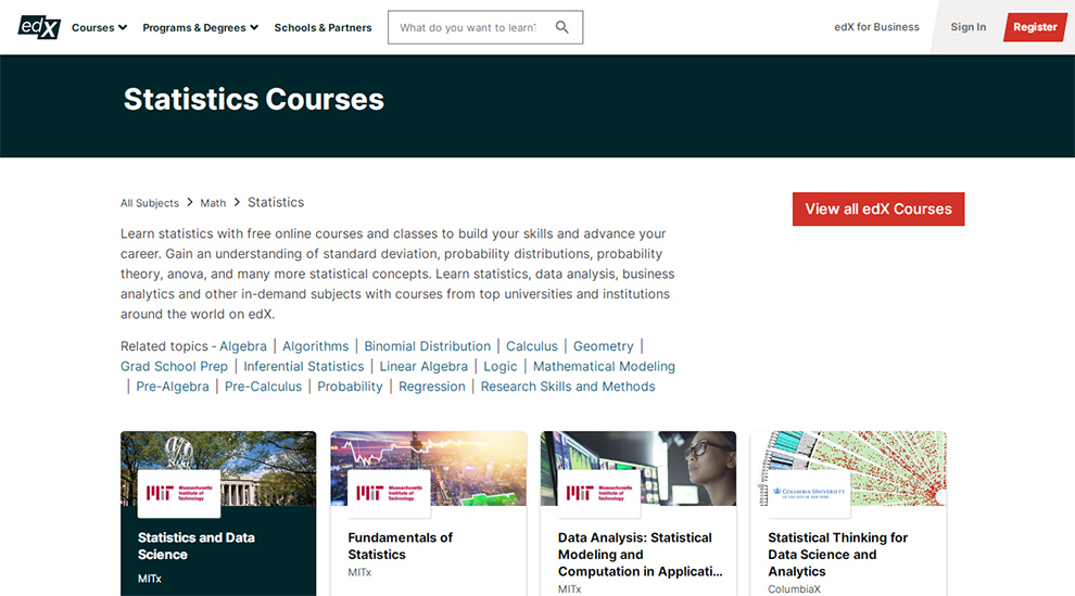 Statistics Courses