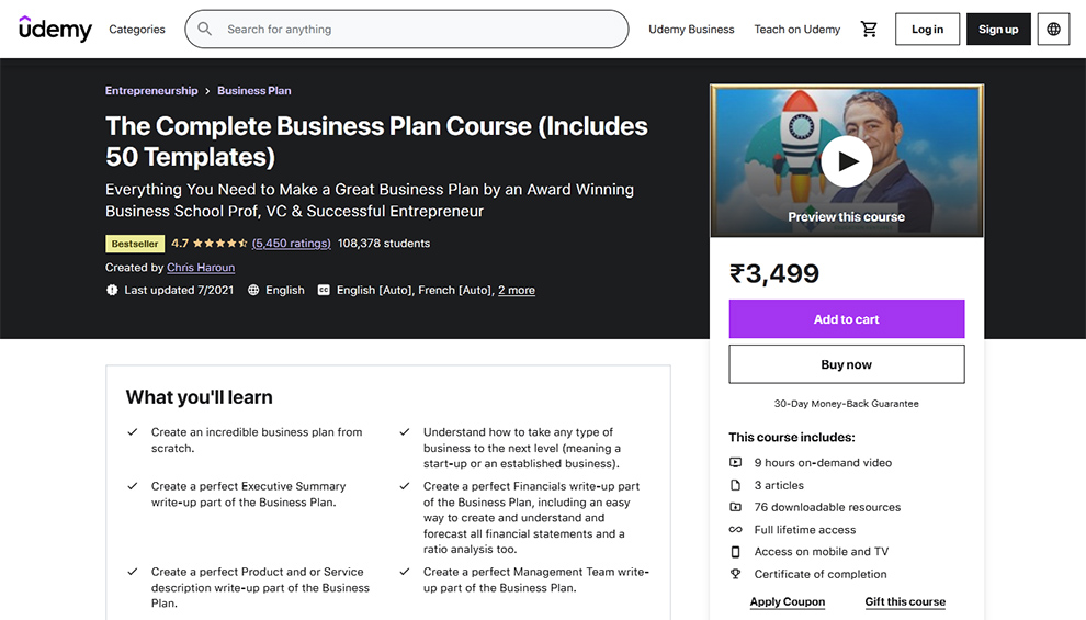 The Complete Business Plan Course