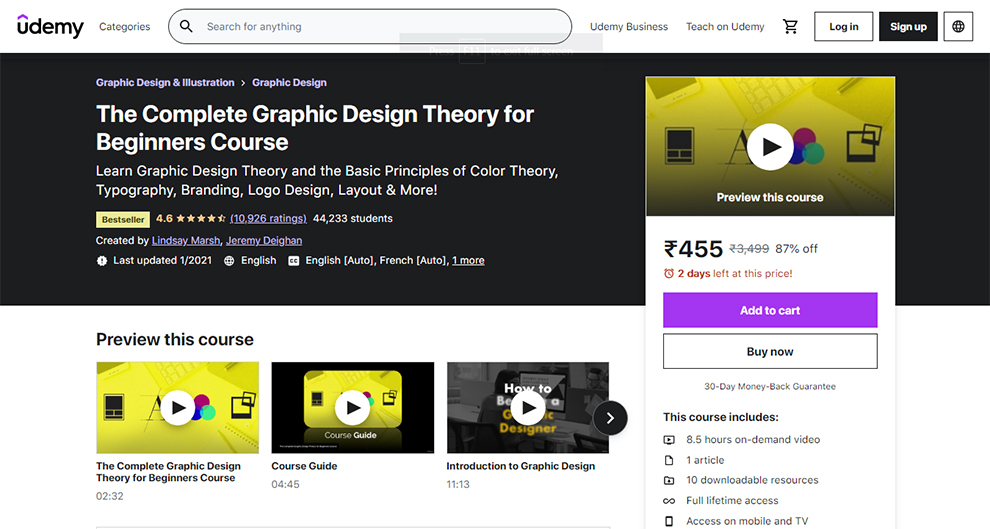 The Complete Graphic Design Theory for Beginners Course