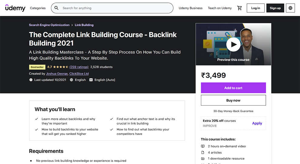 The Complete Link Building Course - Backlink Building 2021