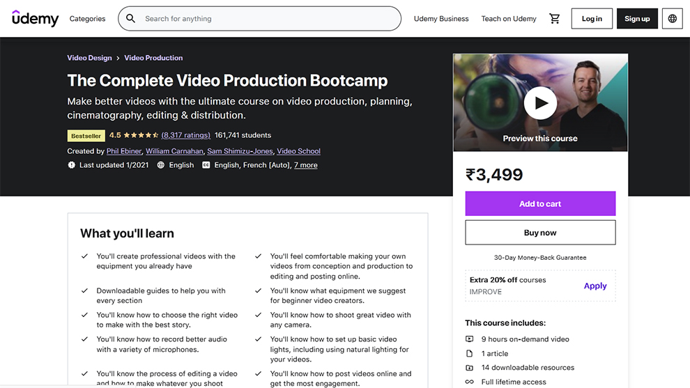 The Complete Video Production Bootcamp