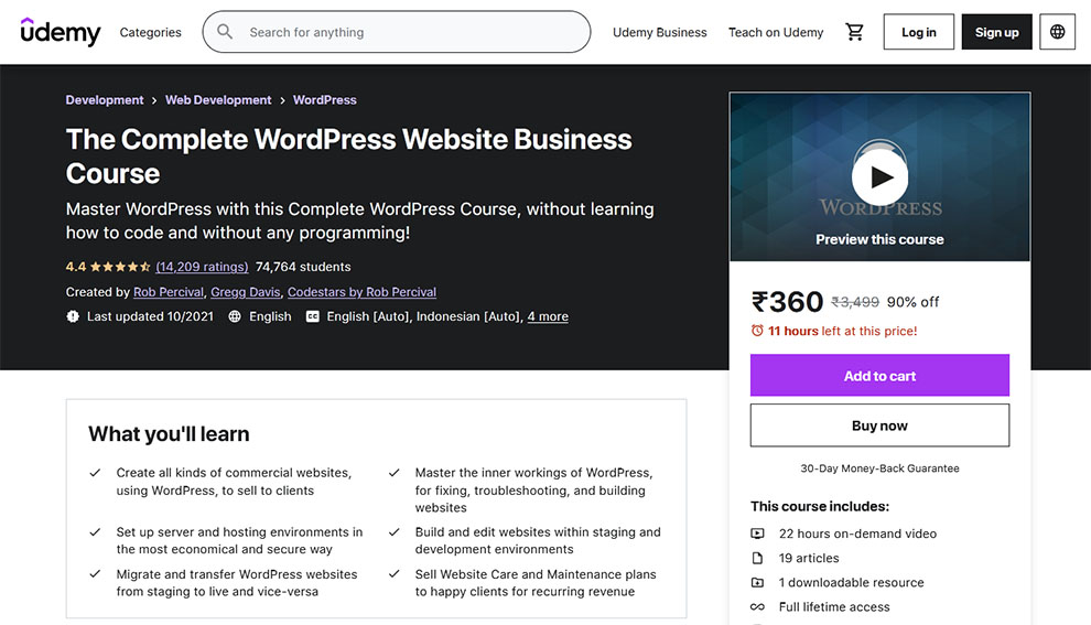 The Complete WordPress Website Business Course