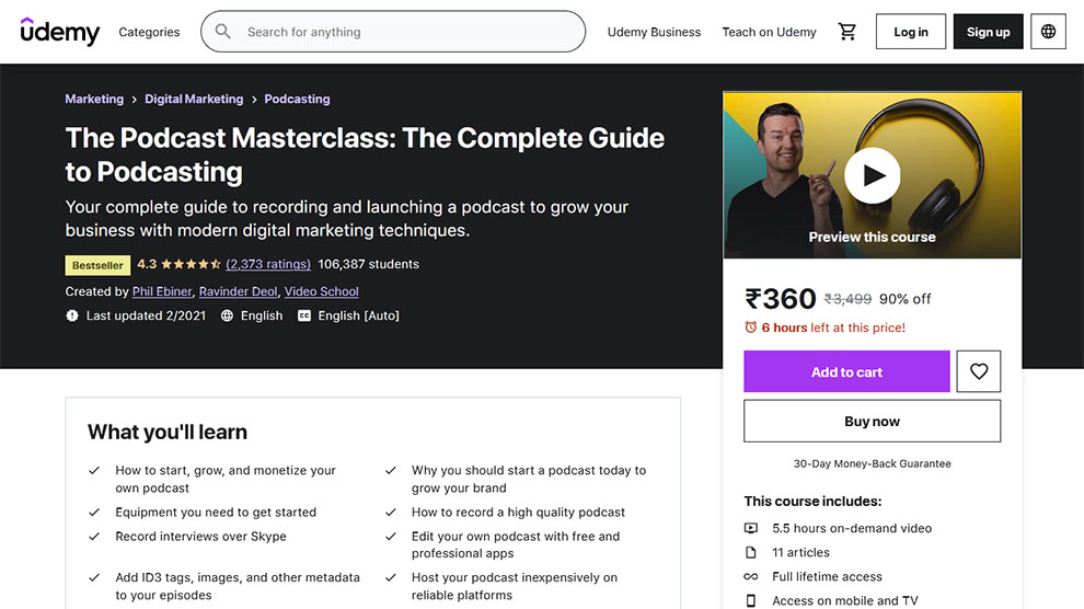 The Podcast Masterclass: The Complete Guide to Podcasting