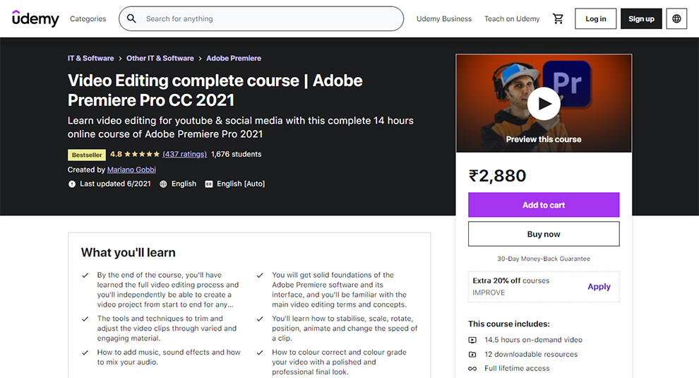 Video Editing complete course | Adobe Premiere Pro CC 2021