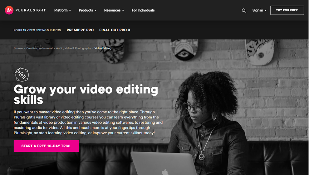 Video editing courses 