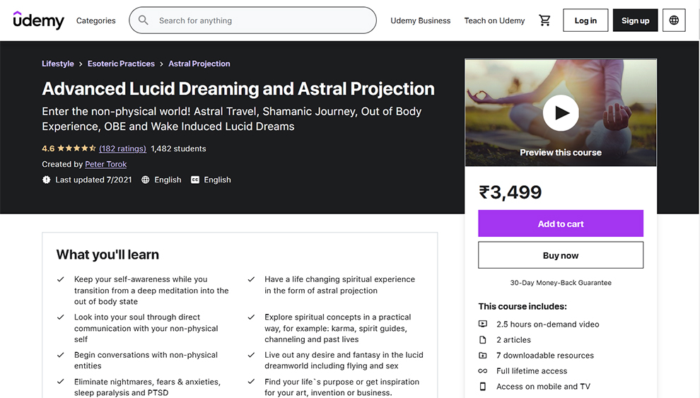 Advanced Lucid Dreaming and Astral Projection