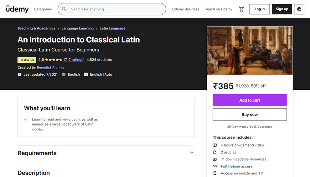An Introduction to Classical Latin