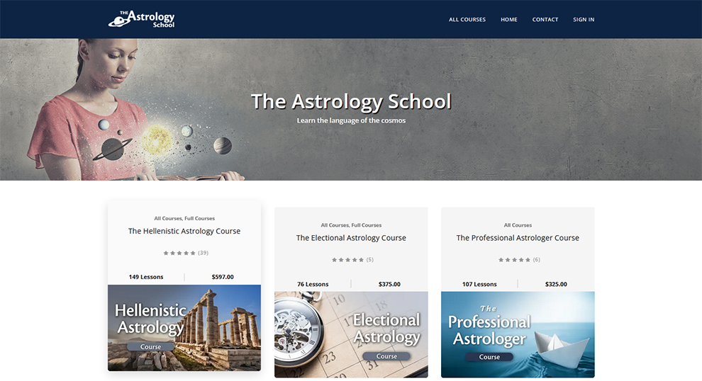 Astrology classes by The Astrology School