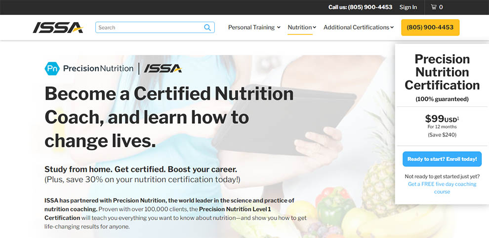 Become a Certified Nutrition Coach