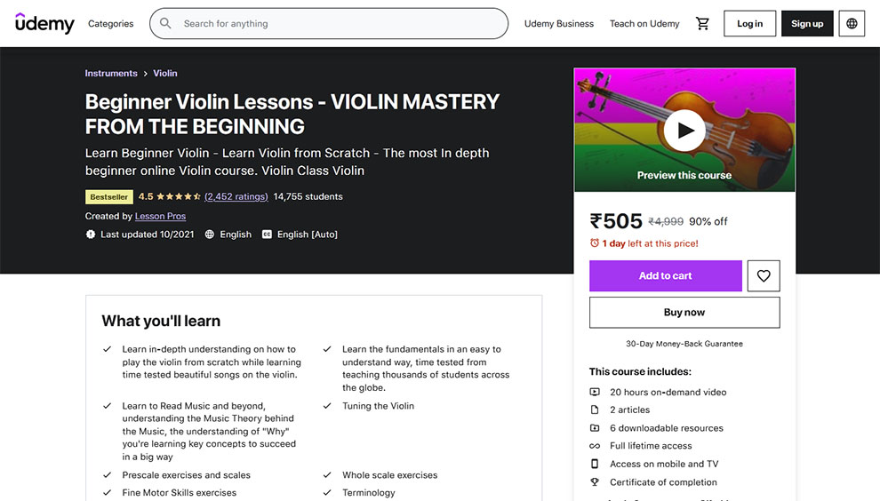 Beginner Violin Lessons - Violin Mastery From The Beginning