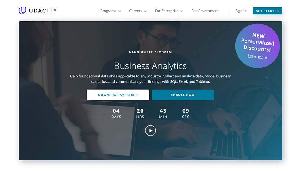 Business Analytics - Best Udacity Nanodegree Course