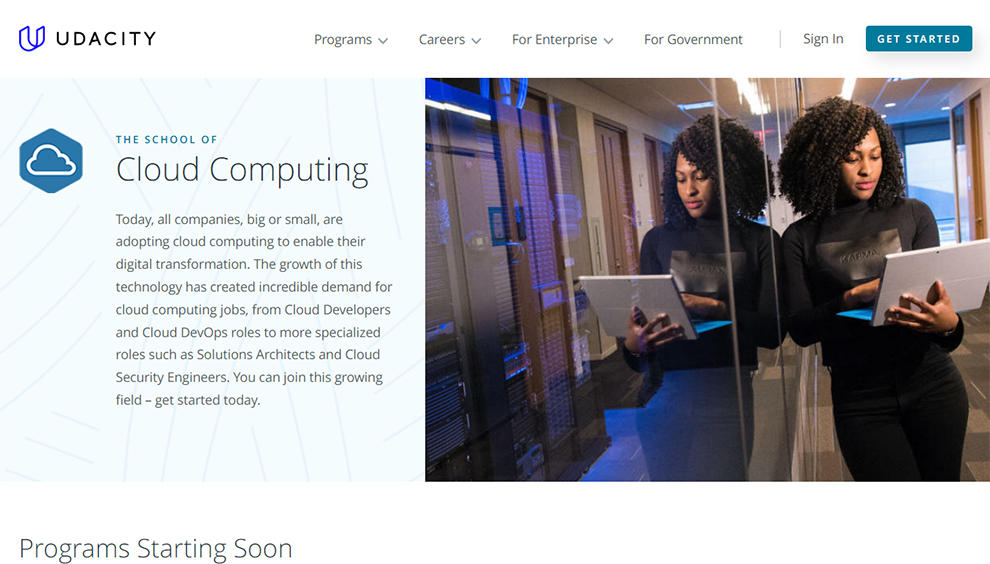 Cloud Computing Udacity Most Popular Courses