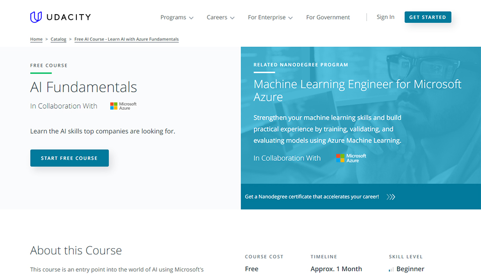 Free AI Course – Learn AI with Azure Fundamentals