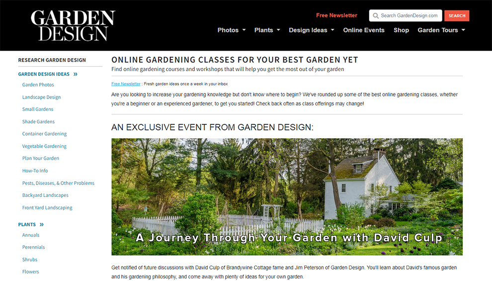 Gardening Classes