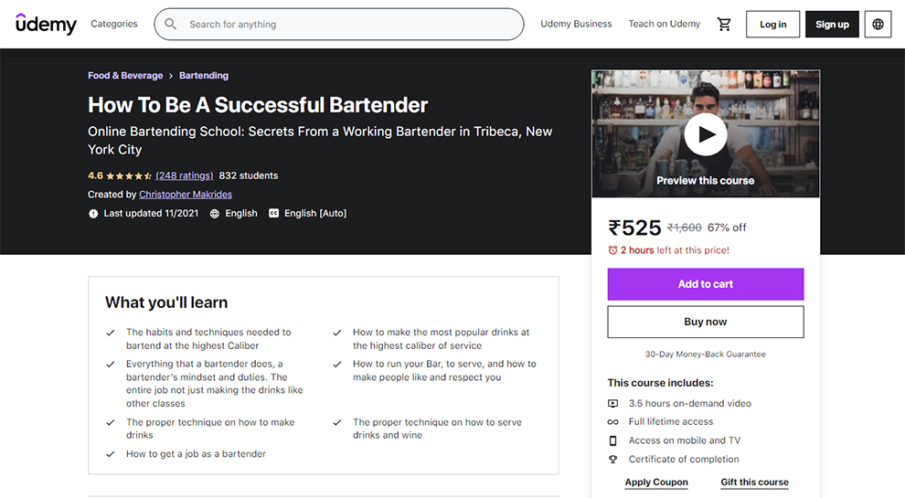 How To Be A Successful Bartender