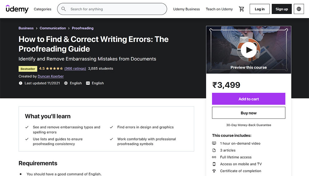 How to Find and Correct Writing Errors: The Proofreading Guide by Udemy